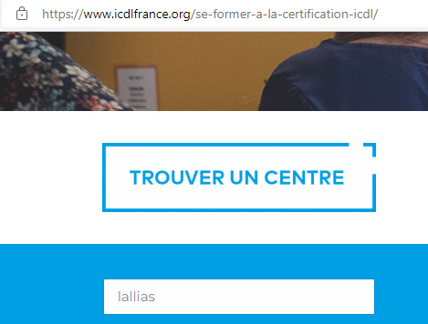 PCIE-ICDL centre habilité Lallias formation Grenoble
